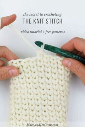 Collection of different knitting stitches to use in your own projects 