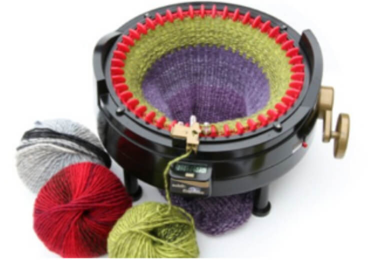 Knitting in the fastlane: A DIY circular knitting machine